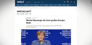 Davos: přesvědčivý evropský projev kancléřky Merkelové