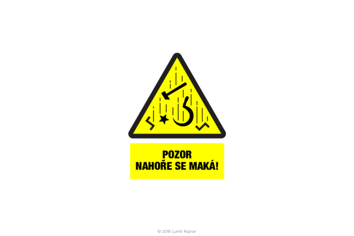 Grafická glosa Lumíra Kajnara: Pozor, nahoře se maká!