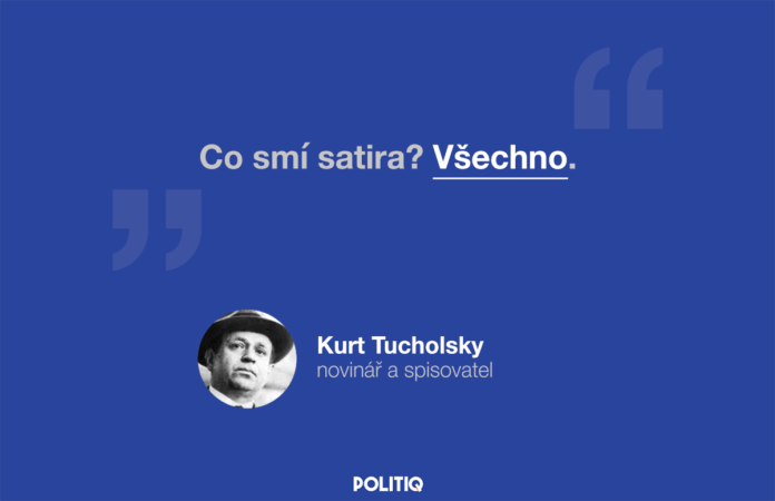 Kurt-Tucholsky Citát POLITIQ: Kurt Tucholsky