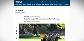 Německý sociální systém masivně profituje z přistěhovalectví