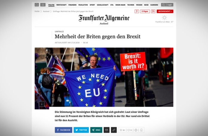 Většina Britů by dnes hlasovala proti brexitu