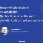 Citát POLITIQ: Elon Musk