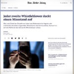 Každý druhý whistleblower přispěje k odhalení nepravostí