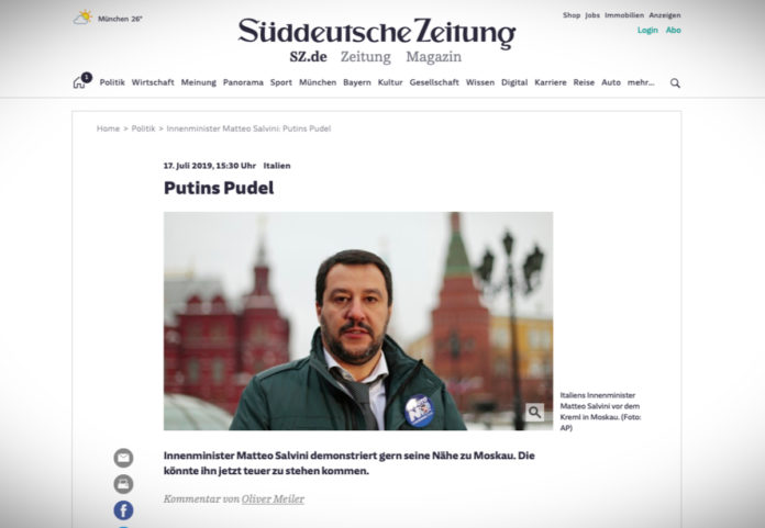 Matteo Salvini - Putinův pudlík