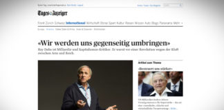 Ray Dalio: "Vyvraždíme se navzájem"