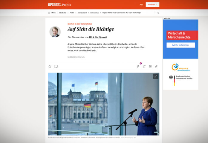 Angela Merkelová v koronakrizi: správný přístup