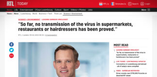 Streeck: "Přenos viru v supermarketech, restauracích a kadeřnictvích dosud nebyl prokázán"