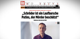 Navalnyj o Schröderovi: "Je to Putinův poskok"