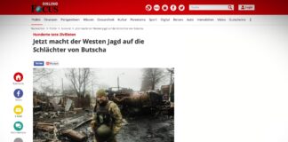 Řezníky z Buči nyní loví Západ