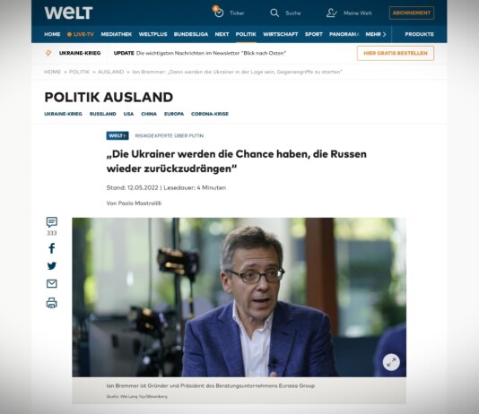 Ian Bremmer: „Ukrajinci budou mít šanci Rusy vytlačit“ Ian Bremmer: "Ukrajinci budou mít šanci Rusy vytlačit"