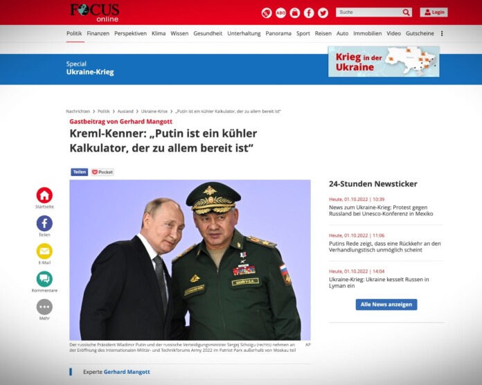 Znalec Kremlu Gerhard Mangott: "Putin je chladný stratég, který je schopen všeho"